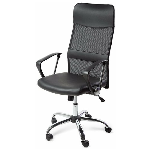 фото Кресло тм дэфо direct экокожа, черный