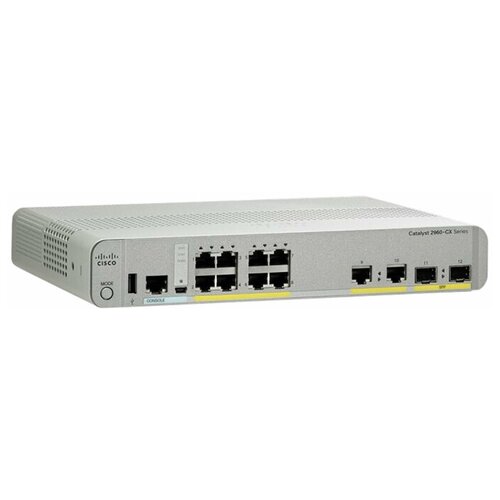 Коммутатор Cisco WS-C2960CX-8PC-L коммутатор cisco catalyst ie 3000 4tc