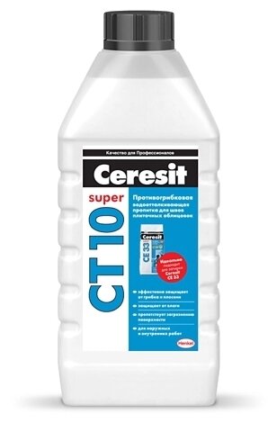 Пропитка для швов противогрибковая Ceresit CT 10 Super 1 л