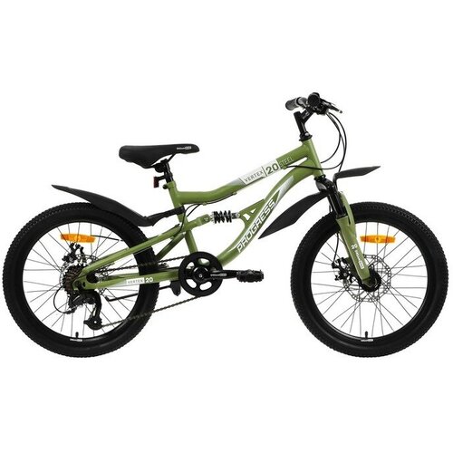Велосипед 20 Progress Vertex FS MD RUS цвет хаки размер 12 2162000₽