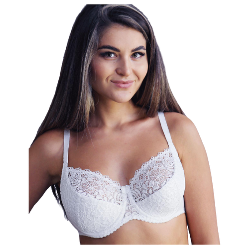 фото Бюстгальтер glora, размер 80d, белый
