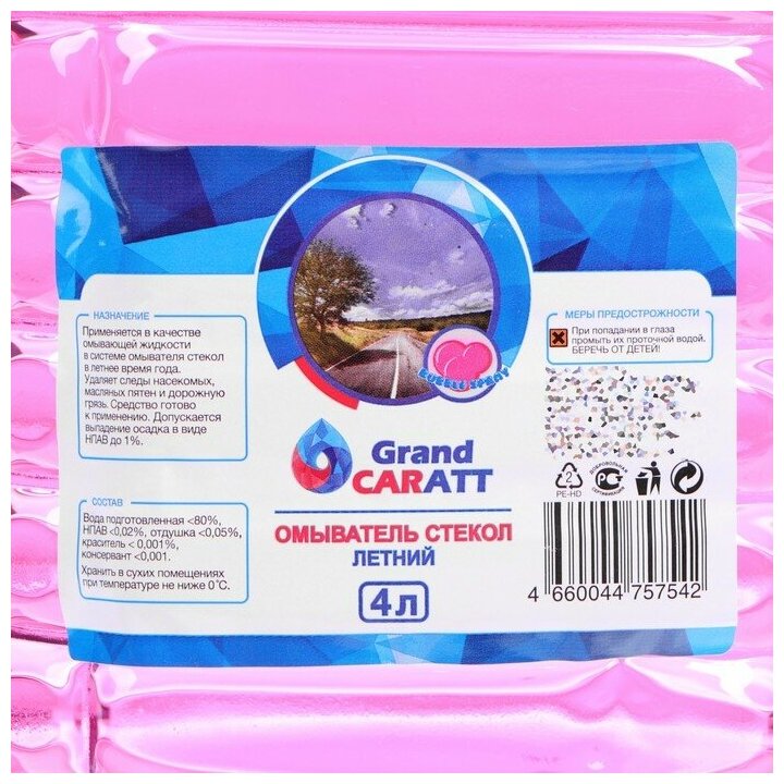 Жидкость для стеклоомывателя Grand Caratt Bubble Spray 0°C