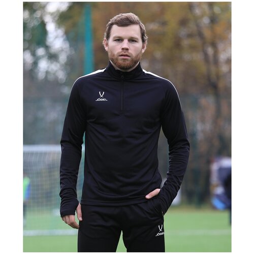 Джемпер тренировочный Jögel Camp Training Top 1/4 Zip, черный размер M