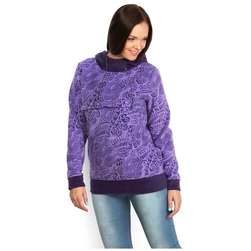 фото Худи i love mum, размер 44, фиолетовый