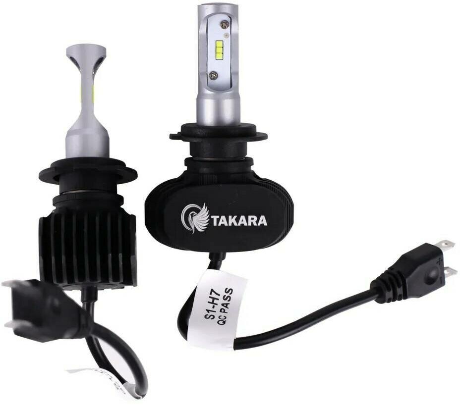 Светодиодные лампы Takara CS-1 цоколь H7 6500K 32W (2 Шт)