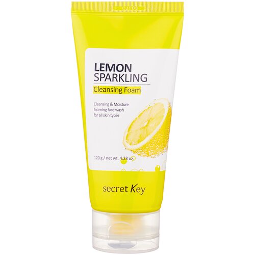 secret Key LEMON SPARKLING Cleansing Foam Пенка для умывания с экстрактом лимона