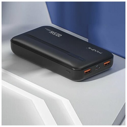 Внешний аккумулятор 20000mah 225 Вт PD20W QC30 2xUSB Type-C 3А powerbank с быстрой зарядкой для телефона планшета iPhone айфона и Android 253000₽