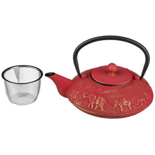 фото Заварочный чайник чугунный с эмалированным покрытием внутри 1100 мл lefard (734-036)