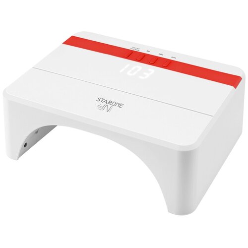 фото Лампа led jessnail star one, 48 вт белый/красный