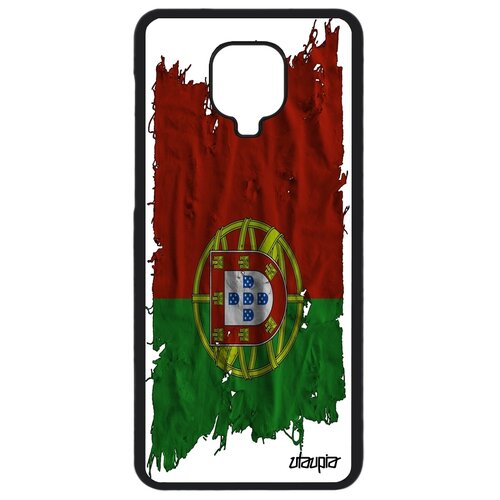 фото Чехол для xiaomi redmi note 9s, "флаг португалии на ткани" страна патриот utaupia