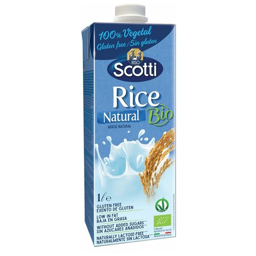 Рисовый напиток Riso Scotti Rice Natural 0.9%, 1 л