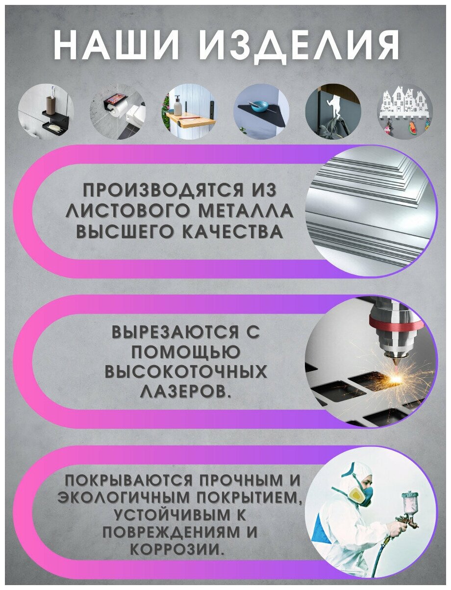 Кронштейн для полки шириной до 15 см в наборе 2 шт черный цвет с комплектом крепежей для крепления к стене - фотография № 7