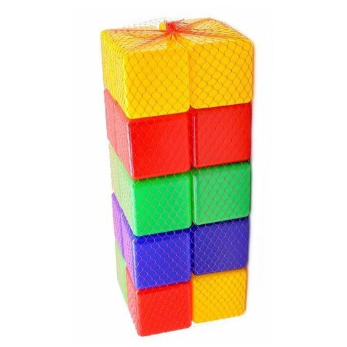 Набор кубиков в сетке 20 шт Фабрика детской игрушки конструктор lego classic 11002 базовый набор кубиков 300 дет