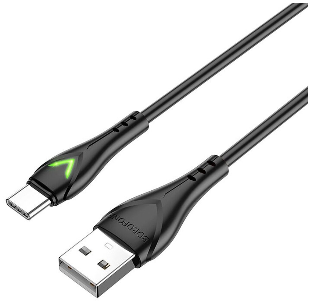 Кабель Borofone BX65 Bright charging data cable for Type-C - черный