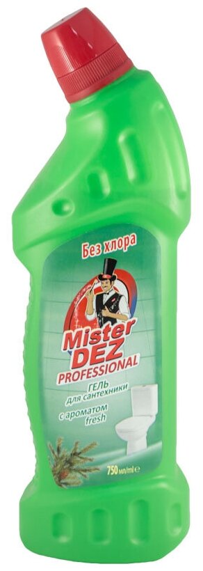 Гель д/сантехники Mister DEZ Professional 750мл Хвоя