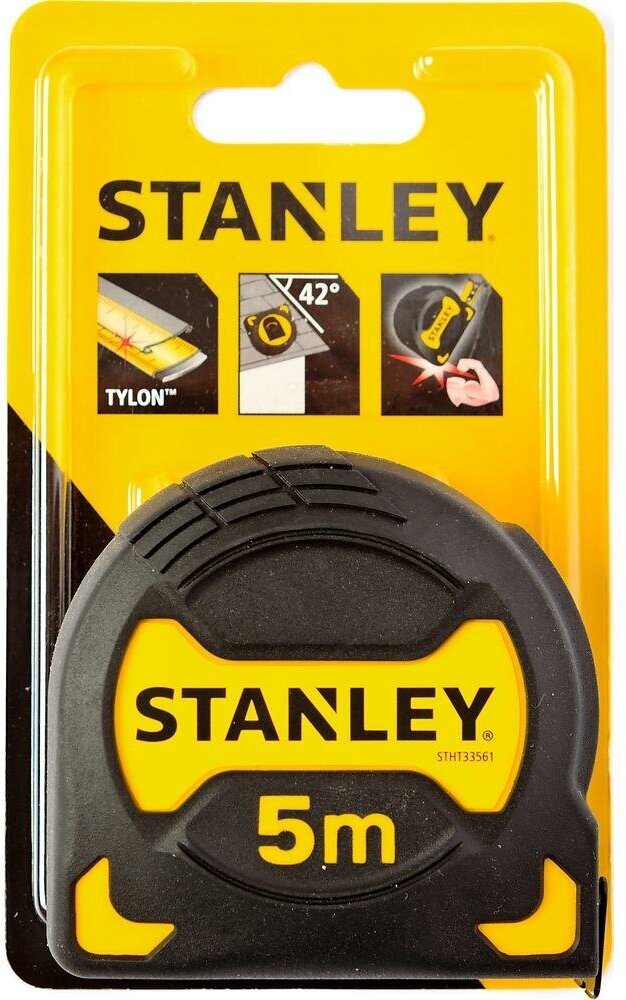 Рулетка измерительная STANLEY Grip Tape 5м х 28мм STHT0-33561