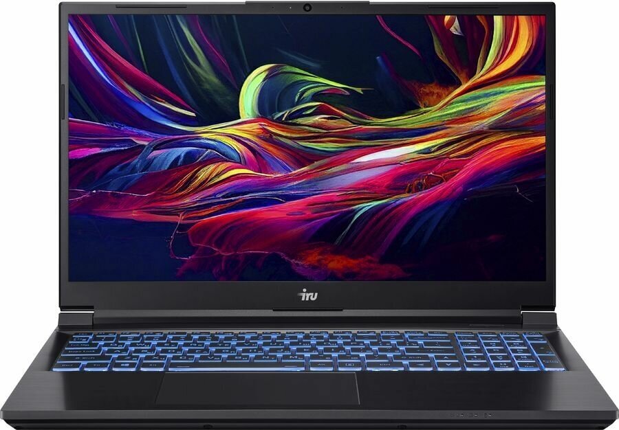 Ноутбук игровой iRU Калибр 15ALC 1930301, 15.6", IPS, Intel Core i5 12500H 2.5ГГц, 12-ядерный, 16ГБ 512ГБ SSD, NVIDIA GeForce RTX 3060 для ноутбуков - 6 ГБ, Free DOS, черный