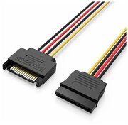 Кабель Vention SATA 15 pin - SATA 15 pin (KDABY), 0.3 м, черный