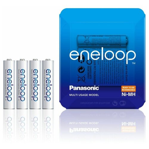 Аккумулятор AAA - Panasonic Eneloop 750 mAh 4BP BK-4MCCE/4LE аккумулятор aaa panasonic eneloop 750 mah 3 штуки bk 4mcce 3de 84887