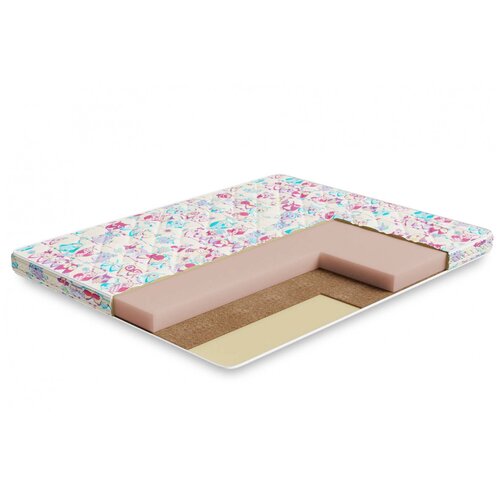 фото Матрас детский stolline здоровый сон-соня, белый/голубой/розовый