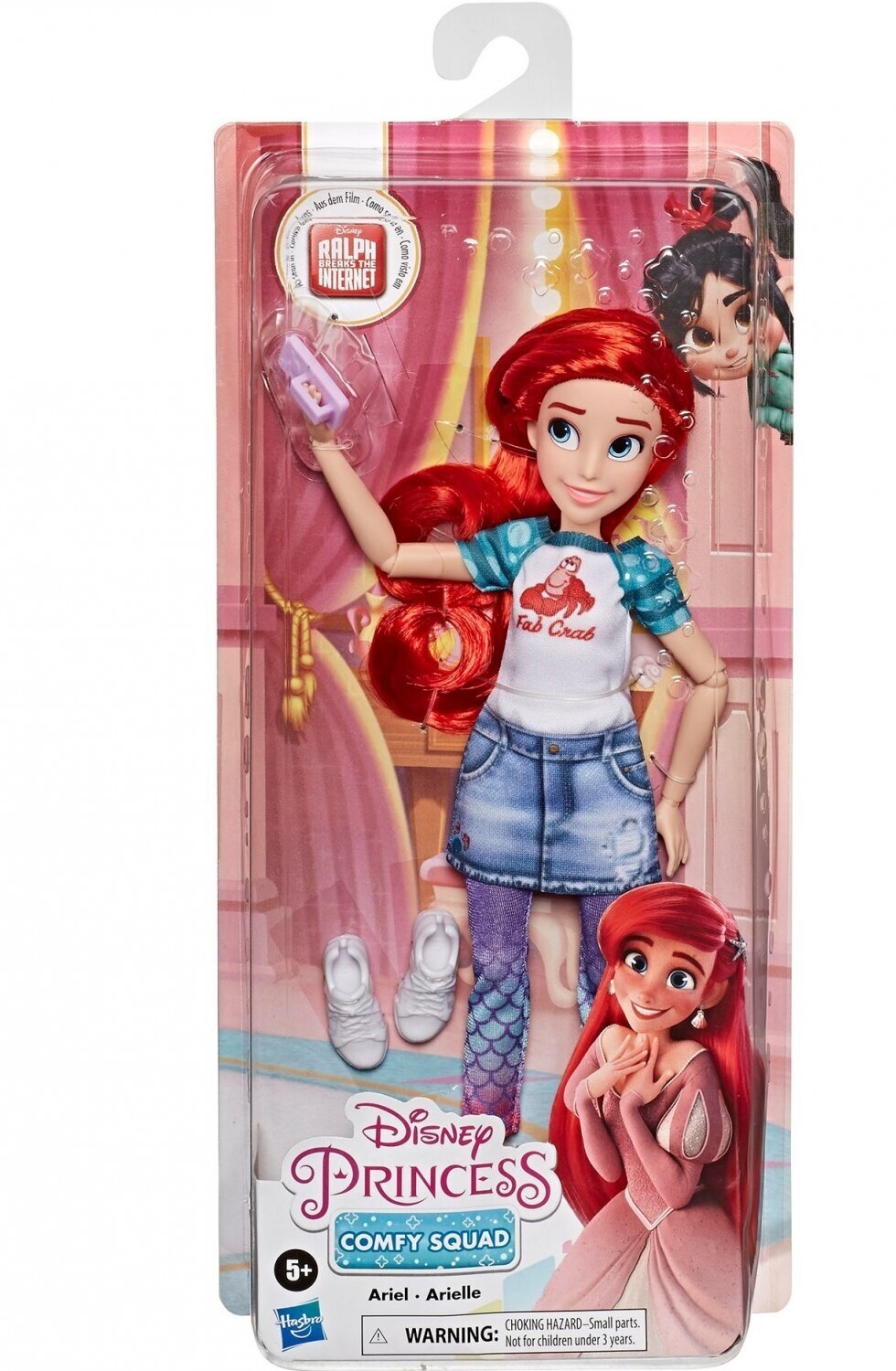 Кукла DISNEY PRINCESS Комфи Ариэль [e9160es0] - фото №4
