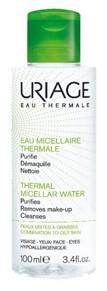 Uriage Мицеллярная вода для жирной и комбинированной кожи Eau Thermale Micellaire Вода 100мл
