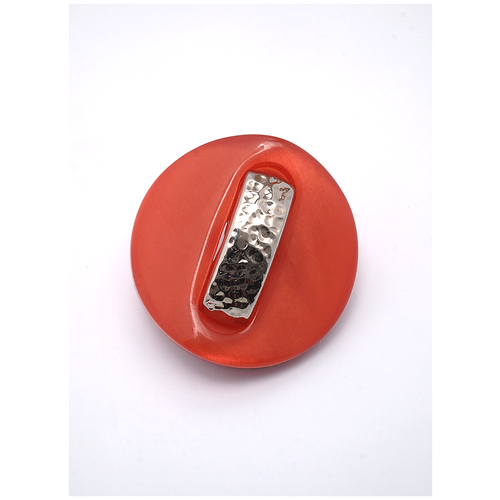 Пуговицы на ножке 15 мм алые со вставкой 6 шт в упаковке Для женской и детской одежды Для шитья и рукоделия 270₽