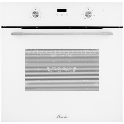 Электрический духовой шкаф MONSHER MOE 6183 W белый 4510100₽