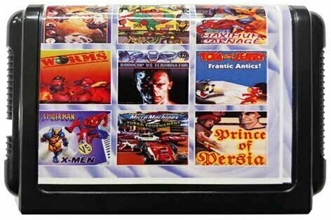 Boogerman, Earthworm Jim 2, Prince of Persia, Worms и другие хиты на Sega (всего 9) - (без коробки)