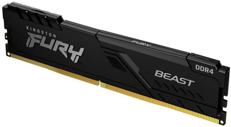 Модуль памяти Kingston Fury Beast Black DDR4 DIMM 3600Mhz PC28800 CL17 - 8Gb KF436C17BB/8