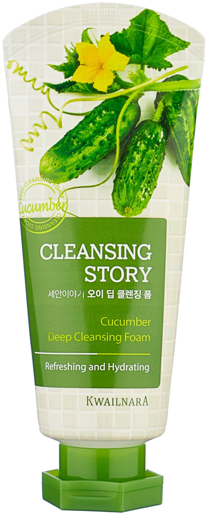 Kwailnara пенка для умывания Cleansing Story Cucumber, 120 мл