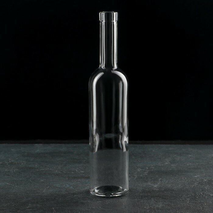 Хрустальный звон Бутылка «Оригинальная», 500 мл, h=30 см, цвет прозрачный