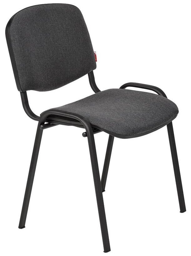 Стул офисный Easy Chair Изо серый (ткань, металл черный)