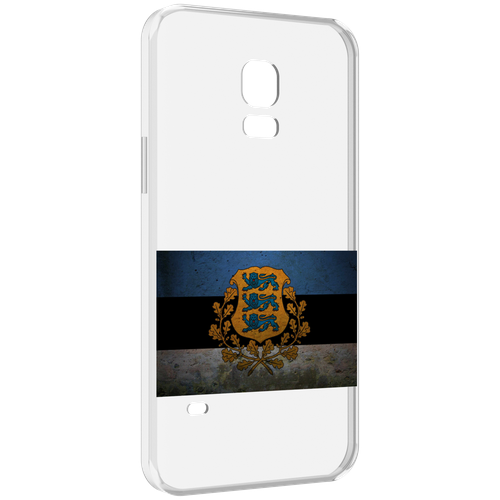 Чехол MyPads герб флаг эстонии-1 для Samsung Galaxy S5 mini задняя-панель-накладка-бампер чехол mypads герб флаг эстонии 1 для samsung galaxy xcover pro 1 задняя панель накладка бампер