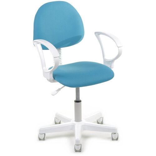 фото Детское кресло экспресс офис daniel, обивка: текстиль, цвет: ткань tw-55 (светло-голубой)
