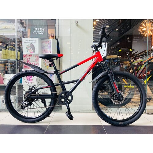 Горный детский велосипед Time Tru TT086 20 черныйкрасный 2099000₽