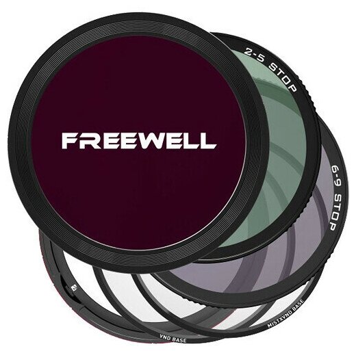 Комплект светофильтров Freewell Versatile Magnetic VND 72mm (ND 2-5;6-9 / CPL / MIST)