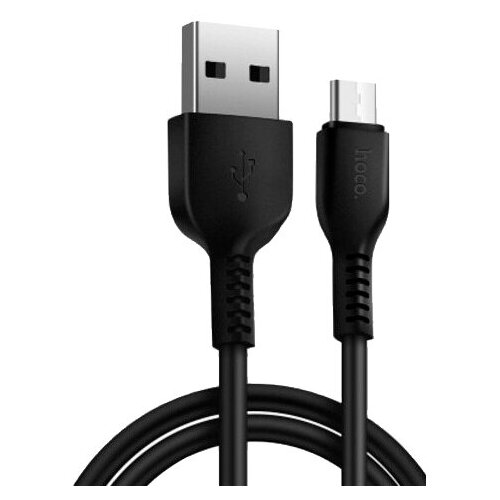 Кабель Hoco X20 Flash USB - USB Type-C, 3 м, 1 шт., черный кабель usb hoco x40 noah для type c 3 0 a длина 1 0 м черный