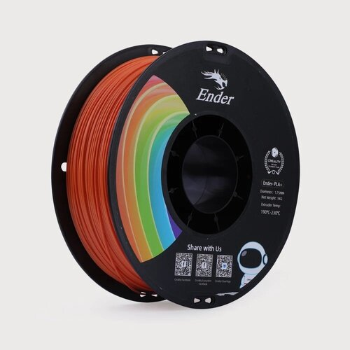 Изображение товара Филамент Creality Ender PLA+ пластик 3D 1 кг. оранжевый