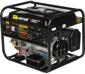 Генератор / Электрогенератор DY6500LXA Huter (бензин АИ-92, 5 кВт, 220 В, бак – 22 л, 80 кг)