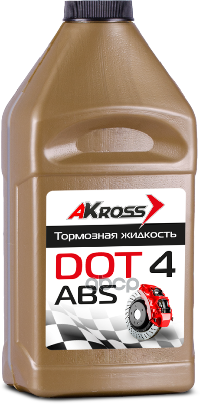 Тормозная Жидкость Dot-4 (Золото) 455Г AKross арт. AKS0001DOT