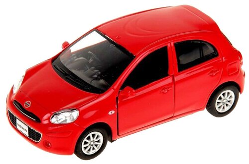 Легковой автомобиль RMZ City Nissan March (554011) 1:32, 17 см, красный