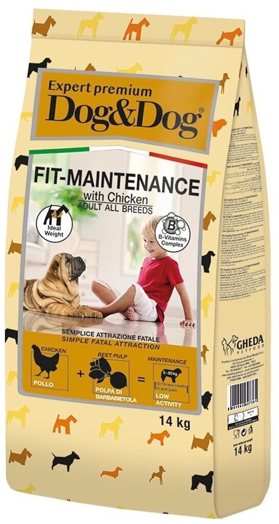 Догидог 607361 Expert Premium Fit-Maintenance сух.для собак для контроля веса с Курицей 14кг
