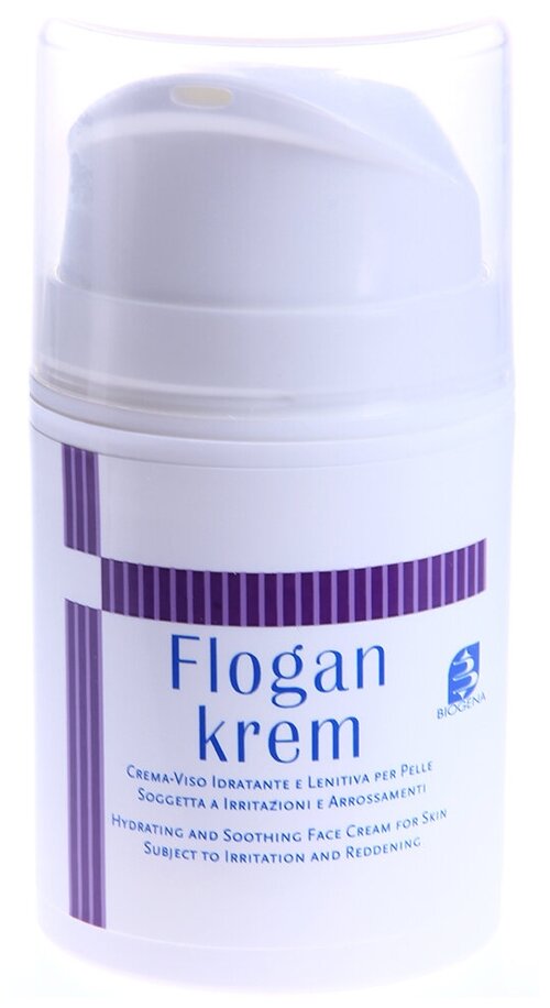 BIOGENA Flogan Krem увлажняющий и успокаивающий для гипперреактивной кожи, 50 мл