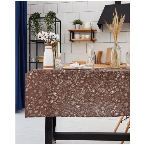 фото Скатерть на стол из рогожки "всё себе"; диахромный; размер: 150 х 180