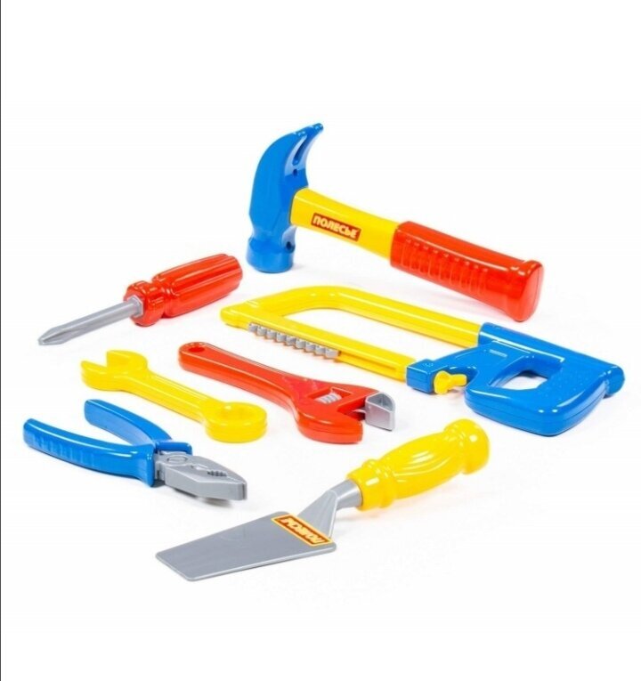 Детский набор инструментов №14 (59291) Красный, желтый, синий. СН