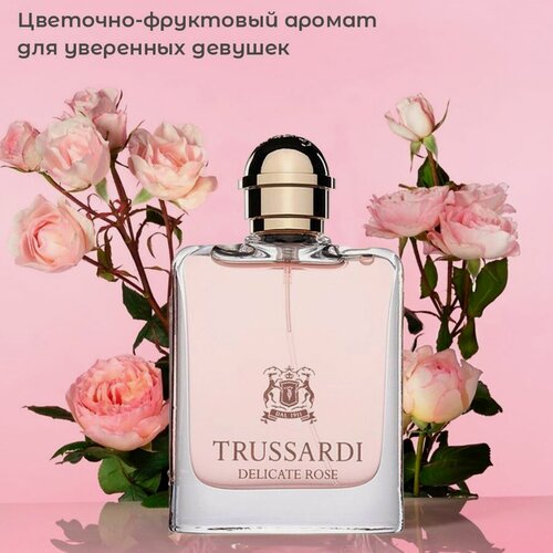 Изображение товара TRUSSARDI Delicate Rose 30 мл: элегантный розовый женский аромат премиум