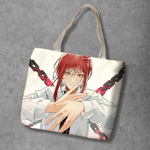 фото Сумка шоппер anime dakimakura, фактура рельефная, мультиколор