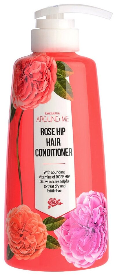 Around me кондиционер для волос Rose Hip Hair Conditioner с розой, 500 мл