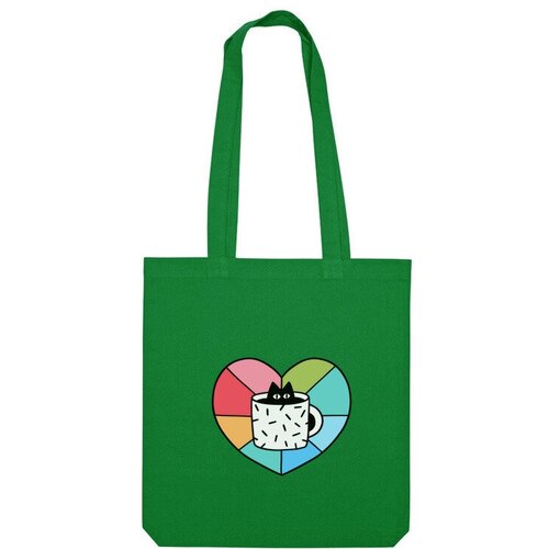 фото Сумка шоппер us basic, зеленый